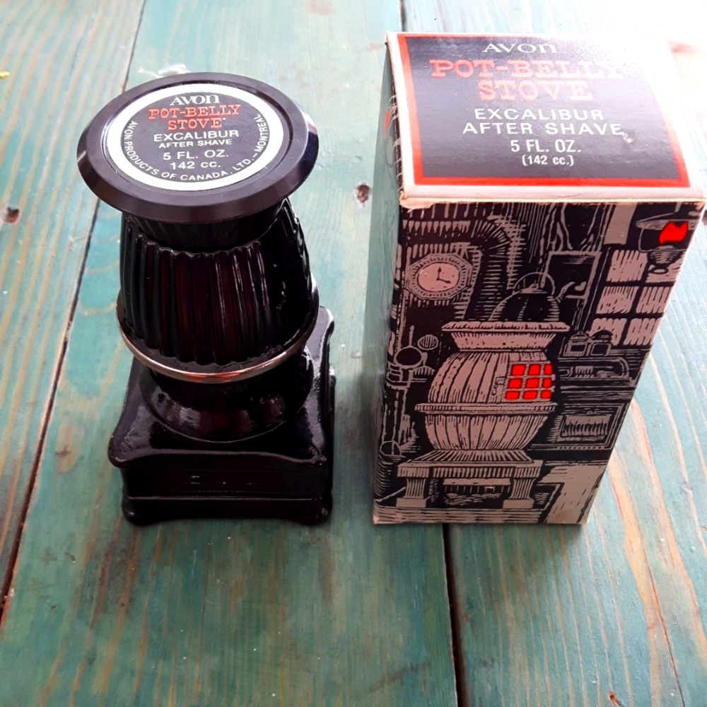 Avon pot belly stove